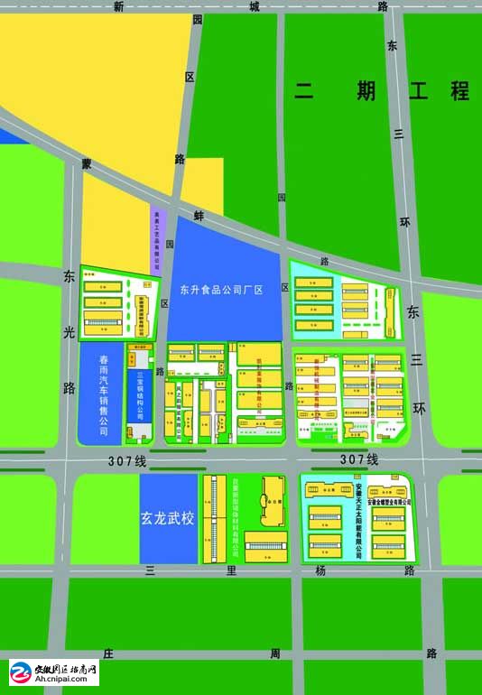 安徽蒙城经济开发区规划图